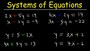 Systems of Equations