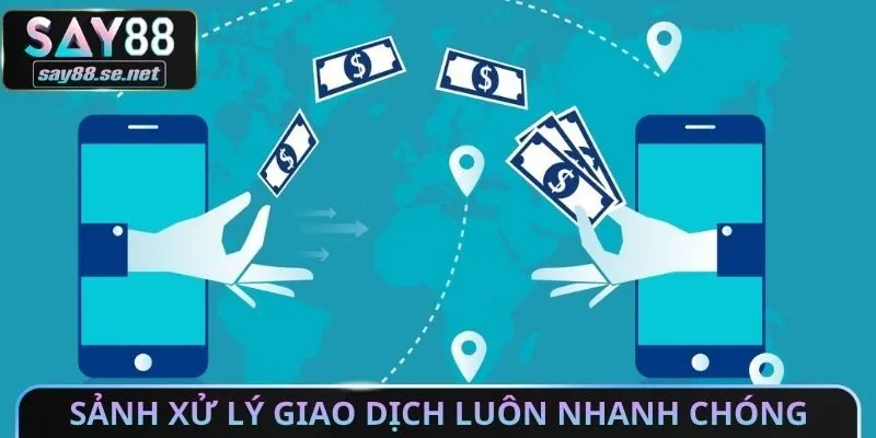 Sảnh xử lý giao dịch luôn nhanh chóng